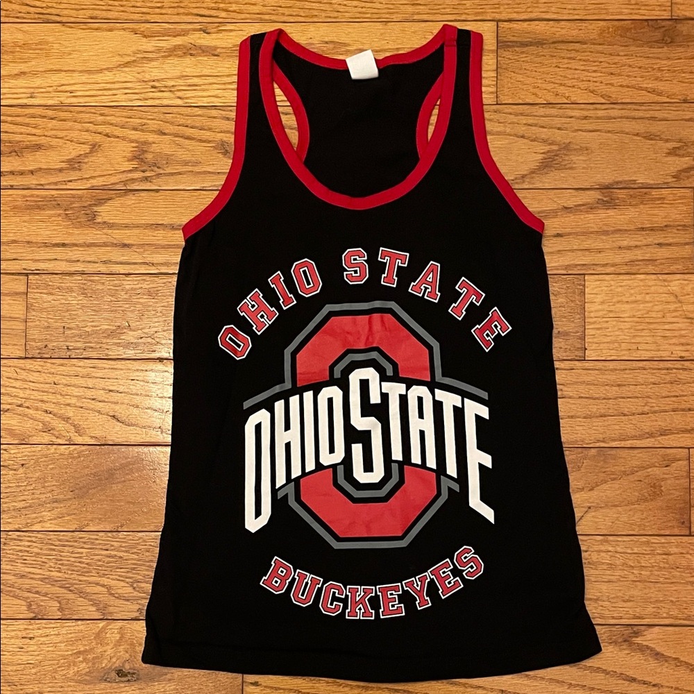 Ohio State Buckeyes Black Tank Top